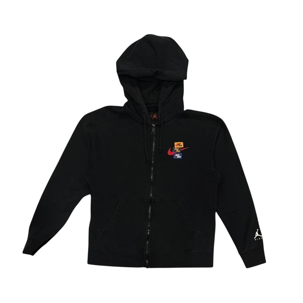 ★ Air Jordan Jumpman x Nike Swoosh Black Full Zip Hoodie ★